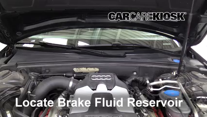 2011 Audi S4 3.0L V6 Supercharged Brake Fluid Check Fluid Level